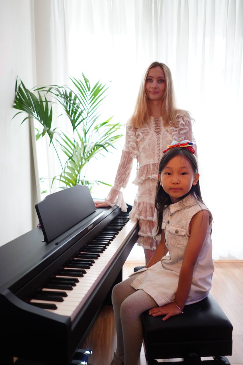 Recital with student Amin